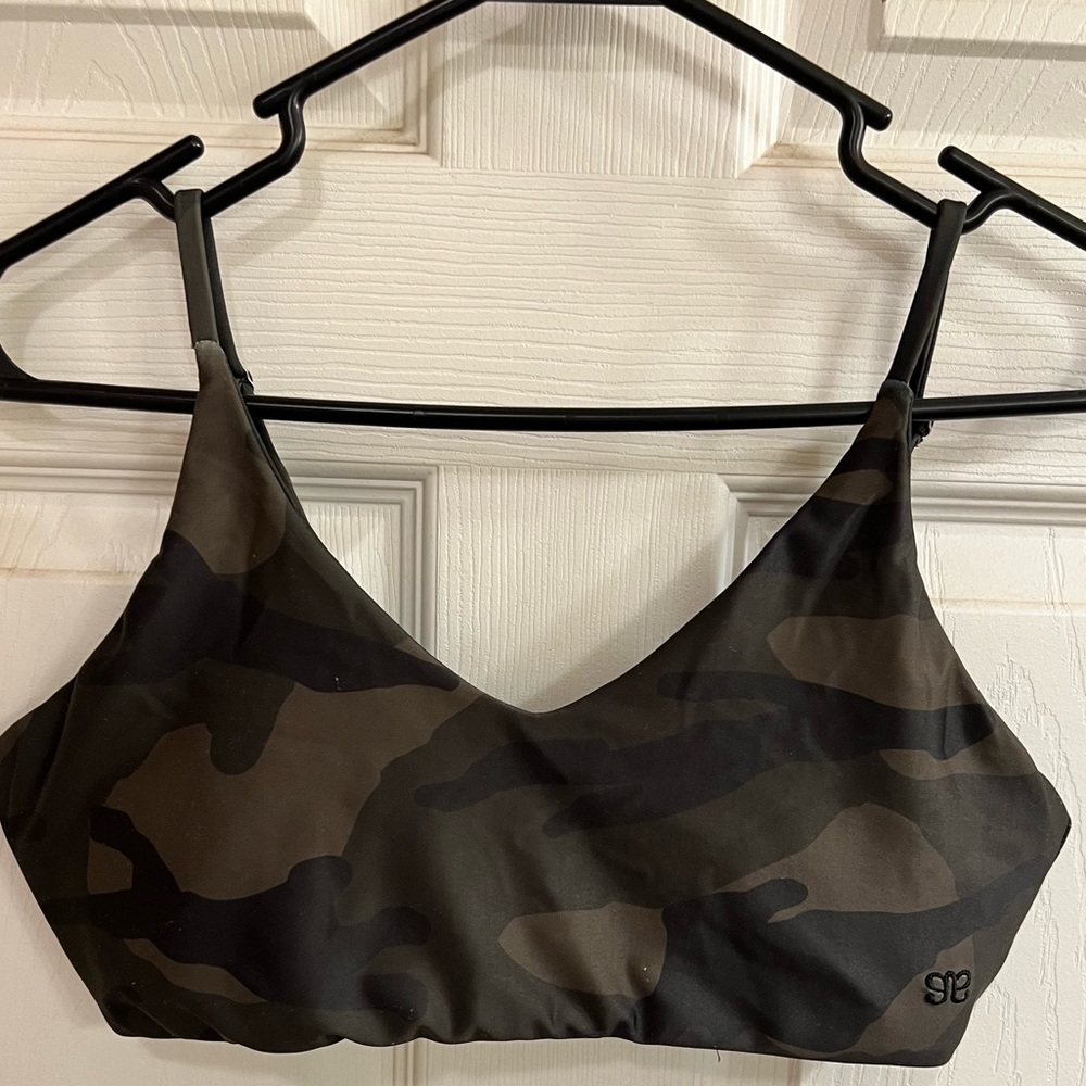 Albion Rise Bralette Camo Swim Top